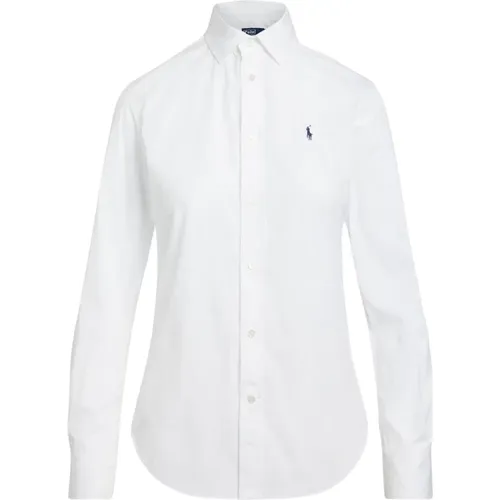 Weiße Stretch-Hemd Klassischer Stil - Ralph Lauren - Modalova