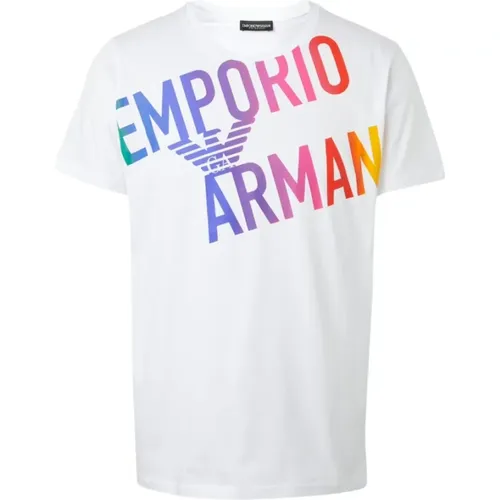 Halbarm T-Shirt , Herren, Größe: XL - Emporio Armani - Modalova