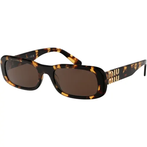 Stylish Sunglasses with 0MU 08Zs Design , female, Sizes: 53 MM - Miu Miu - Modalova