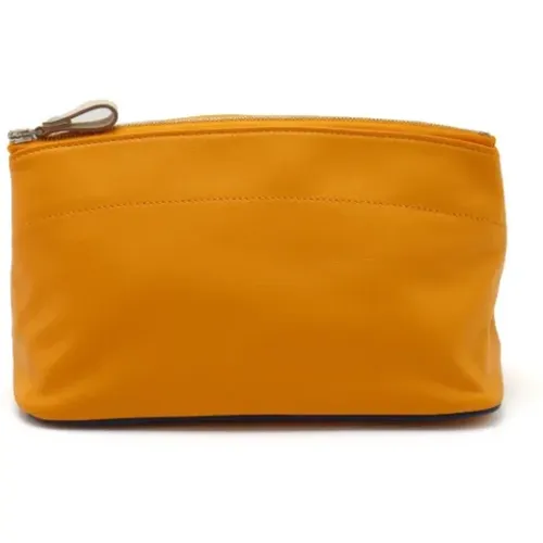 Pre-owned Leather pouches , female, Sizes: ONE SIZE - Hermès Vintage - Modalova