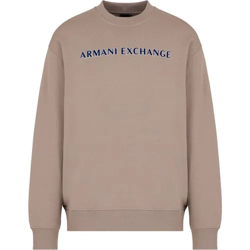 Stylischer Wollpullover , Herren, Größe: XL - Armani Exchange - Modalova