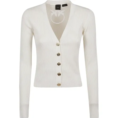 White Sweater Ss24 Regular Fit , female, Sizes: M, S, L - pinko - Modalova