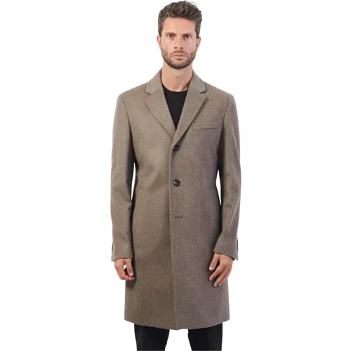 Formal Wool-Cashmere Coat , male, Sizes: 2XL, L - Hugo Boss - Modalova