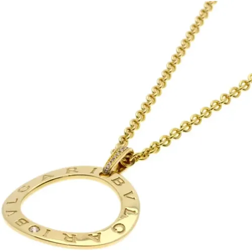 Pre-owned Gold necklaces , female, Sizes: ONE SIZE - Bvlgari Vintage - Modalova