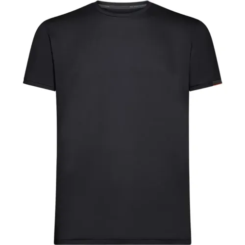 Short-sleeve Oxford T-shirt in Dark , male, Sizes: 2XL, L, XL - RRD - Modalova