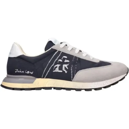 Johnlow Men`s Sneakers in Mixed Textures , male, Sizes: 10 UK, 7 UK, 9 UK - Premiata - Modalova