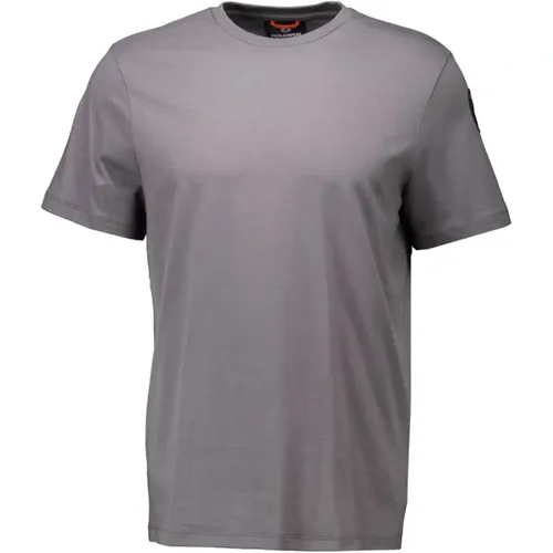Shispare Grey Men's T-Shirt , male, Sizes: 3XL, XL, M, 2XL, L - Parajumpers - Modalova