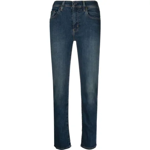 Levi's, High-Rise Gerades Jeans , Damen, Größe: W26 L30 - Levis - Modalova