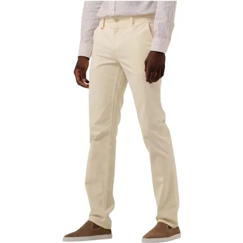 Slim Fit Sand Chino Hose , Herren, Größe: W31 L34 - Hugo Boss - Modalova