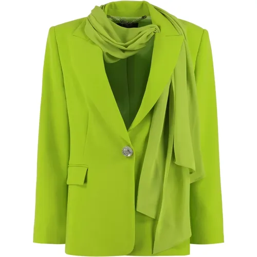 Crepe Blazer mit Reverskragen Clips - Clips - Modalova