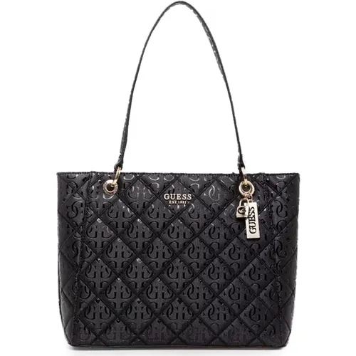 Elite Quilted Tote Women , female, Sizes: ONE SIZE - Guess - Modalova