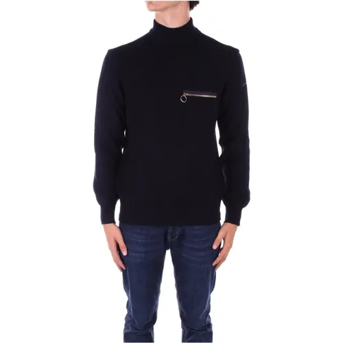 Blauer Rollkragenpullover Yachting Stil - PAUL & SHARK - Modalova