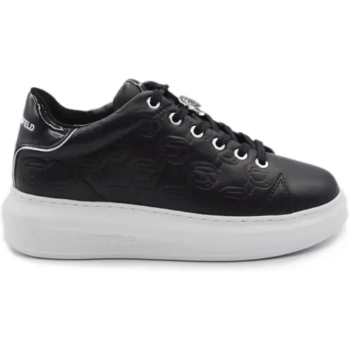 Casual Sneakers with 2-inch Heel , female, Sizes: 6 UK, 4 UK, 5 UK, 7 UK, 3 UK - Karl Lagerfeld - Modalova