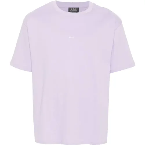 Cotton T-shirt , male, Sizes: XL - A.p.c. - Modalova