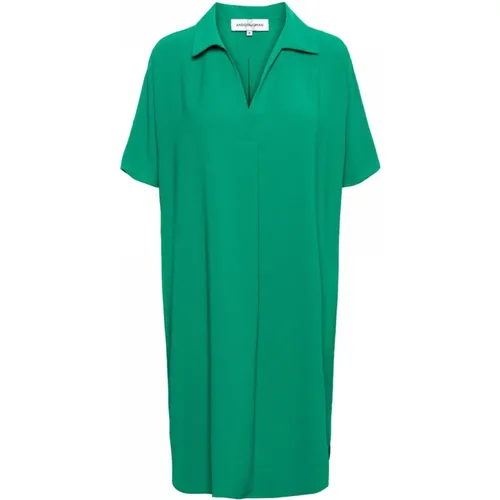 Grünes Ausgestelltes Kleid mit Kragen,Kobaltblaues Ausgestelltes Kleid,Marine Ausgestelltes Kleid - &Co Woman - Modalova