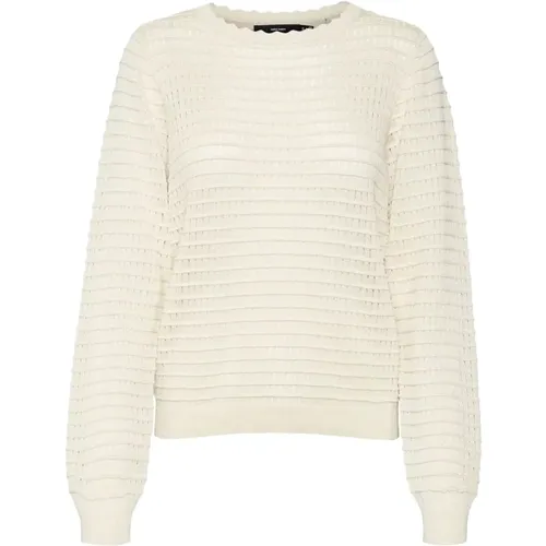 Stilvoller O-Ausschnitt Pullover für Damen , Damen, Größe: L - Vero Moda - Modalova