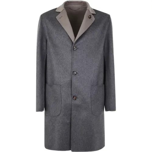 Classic Single-Breasted Coats , male, Sizes: XL - Kired - Modalova