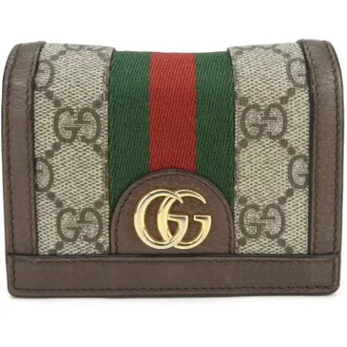 Pre-owned Canvas wallets , female, Sizes: ONE SIZE - Gucci Vintage - Modalova