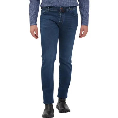 Slim Fit 5 Taschen Jeans , Herren, Größe: W37 - Jacob Cohën - Modalova