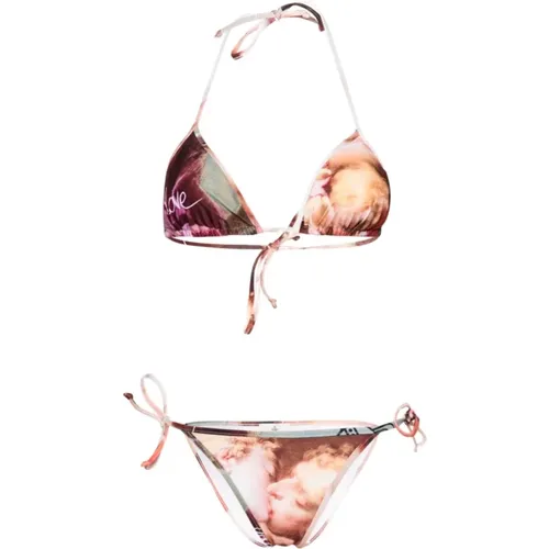 Bunter Dreieck Bikini Kuss , Damen, Größe: L - Vivienne Westwood - Modalova