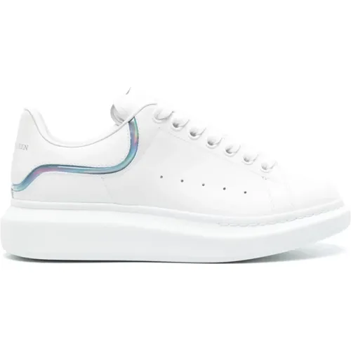 Weiße Sneakers mit Iridescent Stripe , Herren, Größe: 44 EU - alexander mcqueen - Modalova