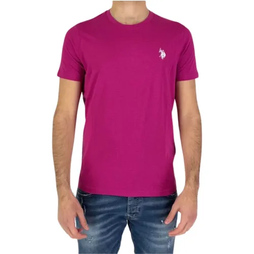 Lässiges Baumwoll-T-Shirt , Herren, Größe: 3XL - U.S. Polo Assn. - Modalova