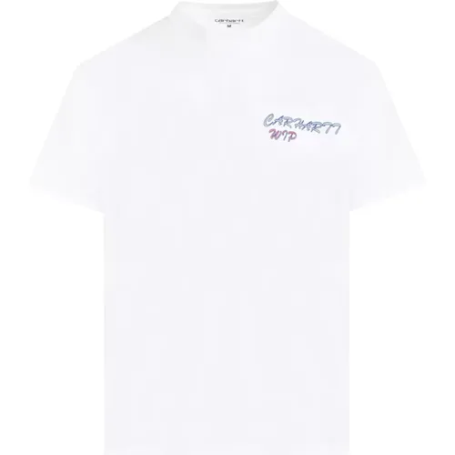 Weiße Gelato T-Shirt , Herren, Größe: L - Carhartt WIP - Modalova