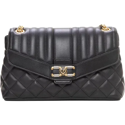 Quilted Shoulder Bag with Sliding Chain , female, Sizes: ONE SIZE - Pollini - Modalova