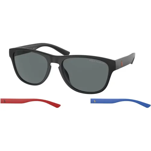 Sunglasses,Blau/Dunkelblaue Sonnenbrille PH 4180U,Sonnenbrille - Ralph Lauren - Modalova