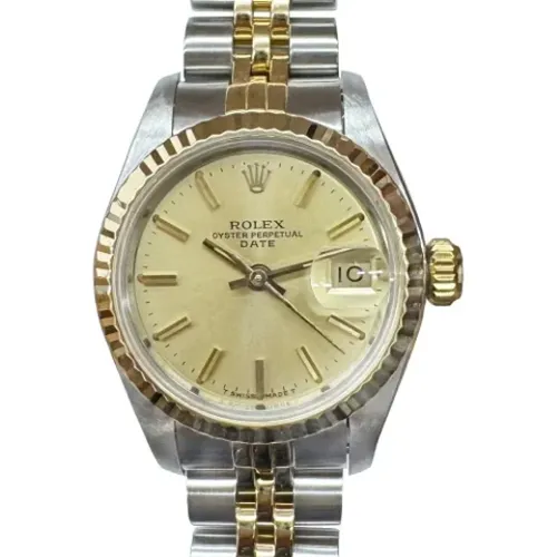 Pre-owned Glass watches , female, Sizes: ONE SIZE - Rolex Vintage - Modalova