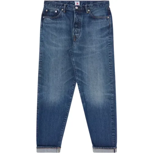 Loose Tapered Dark Used Jeans , male, Sizes: W29, W30, W31 - Edwin - Modalova
