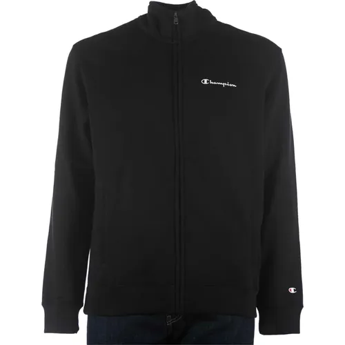 Schwarzes -Sweatshirt Mit Full Zip - Champion - Modalova