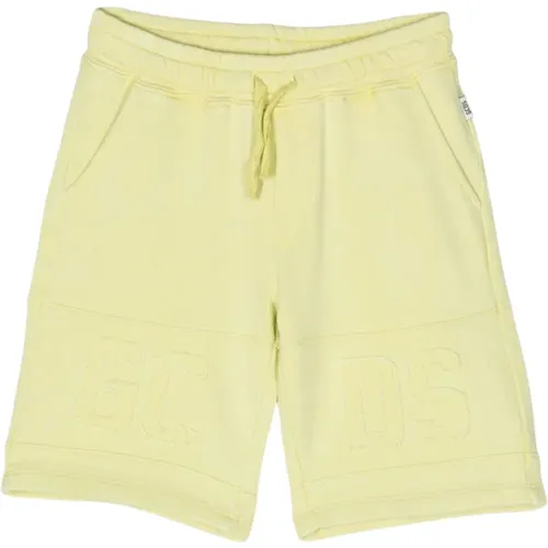 Grüne Bermuda Shorts mit elastischem Bund - Gcds - Modalova
