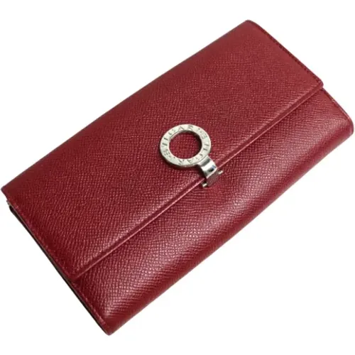 Pre-owned Leather wallets , female, Sizes: ONE SIZE - Bvlgari Vintage - Modalova