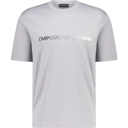 T-Shirts , male, Sizes: XL, 2XL - Emporio Armani - Modalova