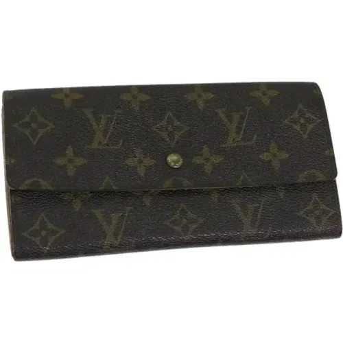 Pre-owned Canvas wallets , female, Sizes: ONE SIZE - Louis Vuitton Vintage - Modalova