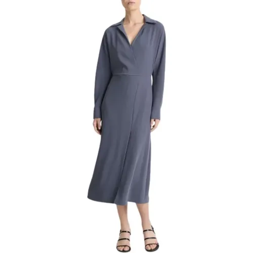 Elegant Dolman-Sleeve Shirt Dress , female, Sizes: L, M, S - Vince - Modalova