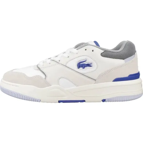 Leder Logo Sneakers für Männer , Herren, Größe: 44 EU - Lacoste - Modalova