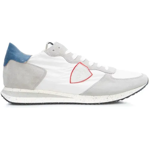 Leather Sneakers for Men Ss23 , male, Sizes: 7 UK - Philippe Model - Modalova