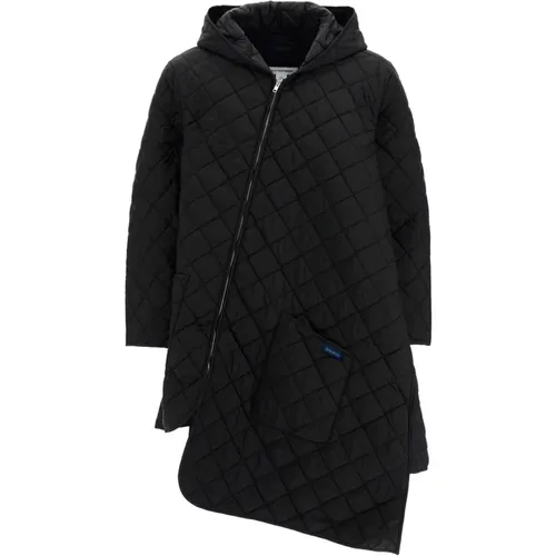 Diamantgesteppter Asymmetrischer Parka , Herren, Größe: S - Comme des Garçons - Modalova