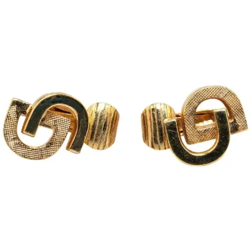 Pre-owned Metal earrings , female, Sizes: ONE SIZE - Dior Vintage - Modalova