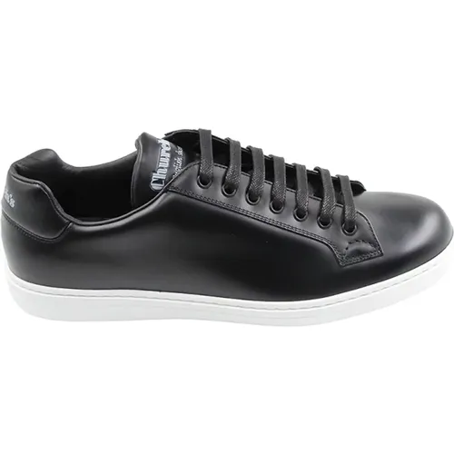 Leather Sneakers with Crescent Stitch , male, Sizes: 9 1/2 UK, 6 UK - Church's - Modalova