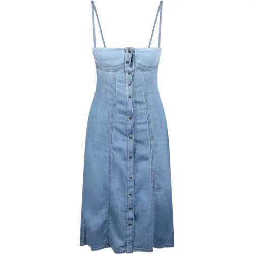 Ärmelloses Denim Midi Kleid Diesel - Diesel - Modalova