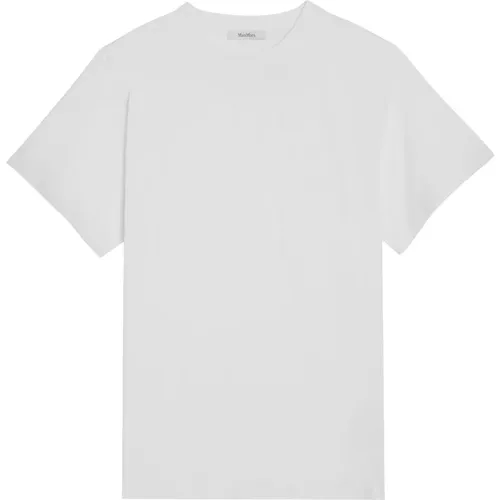 Kurzarm Rundhals T-Shirt , Damen, Größe: M - Max Mara - Modalova