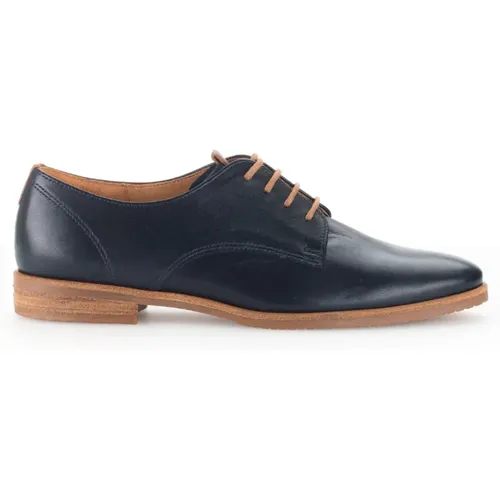 Blaue Leder Derby Schuhe Gabor - Gabor - Modalova