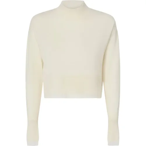 Weißer Rollkragen-Kaschmirpullover , Damen, Größe: XS - pinko - Modalova