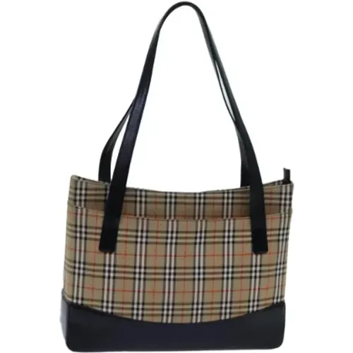 Pre-owned Canvas totes , female, Sizes: ONE SIZE - Burberry Vintage - Modalova