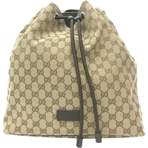 Pre-owned Canvas backpacks , unisex, Sizes: ONE SIZE - Gucci Vintage - Modalova