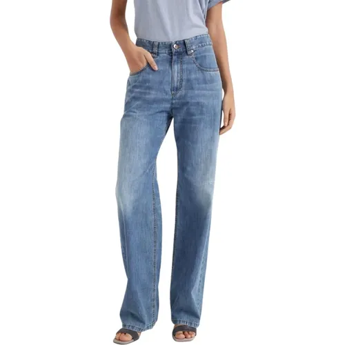 Loose-fit Jeans , female, Sizes: M - BRUNELLO CUCINELLI - Modalova