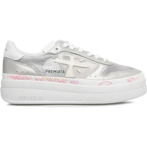 Womens Shoes Sneakers Grey Ss24 , female, Sizes: 4 UK, 5 UK, 6 UK - Premiata - Modalova